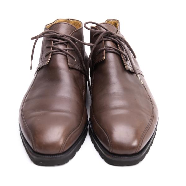 ISSEY MIYAKE MEN Brown Leather Shoes Size 26cm