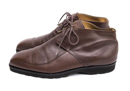 ISSEY MIYAKE MEN Brown Leather Shoes Size 26cm