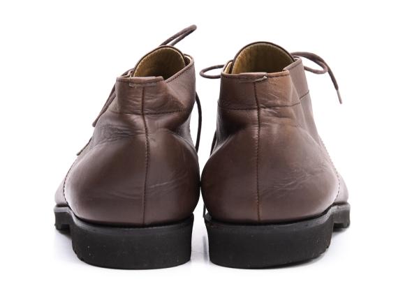 ISSEY MIYAKE MEN Brown Leather Shoes Size 26cm