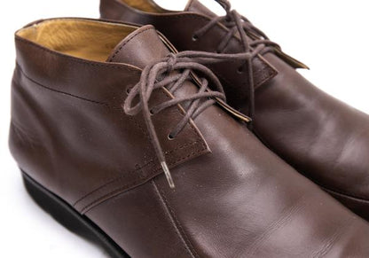 ISSEY MIYAKE MEN Brown Leather Shoes Size 26cm
