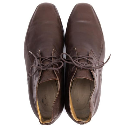 ISSEY MIYAKE MEN Brown Leather Shoes Size 26cm
