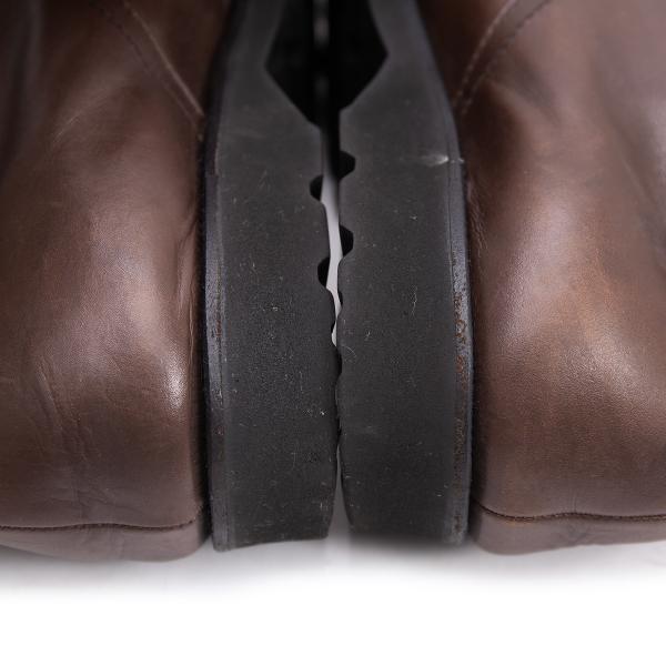 ISSEY MIYAKE MEN Brown Leather Shoes Size 26cm