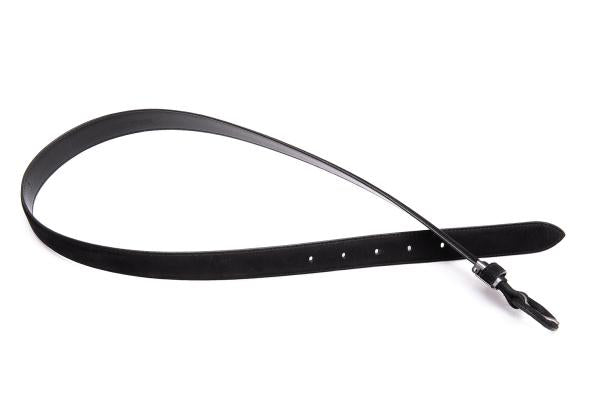 ISSEY MIYAKE Nubuck Leather Belt Black