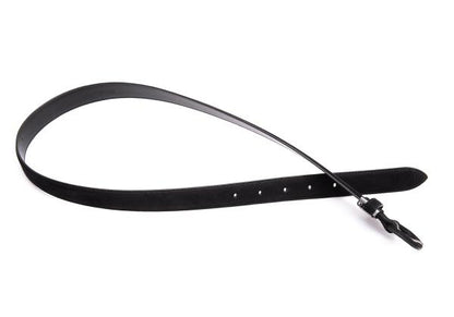 ISSEY MIYAKE Nubuck Leather Belt Black