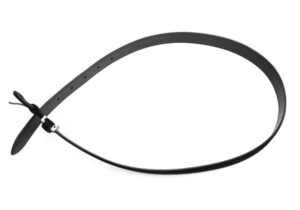 ISSEY MIYAKE Nubuck Leather Belt Black