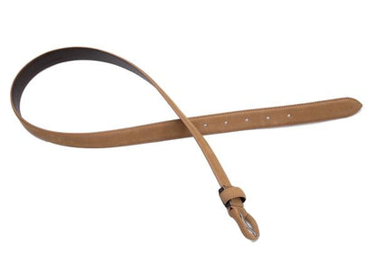 ISSEY MIYAKE Nubuck Leather Belt Beige