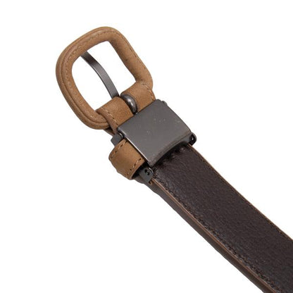 ISSEY MIYAKE Nubuck Leather Belt Beige