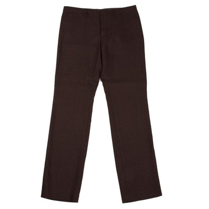 Jean Paul GAULTIER FEMME Wool Blend Pin Pants Brown Size 42