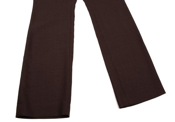 Jean Paul GAULTIER FEMME Wool Blend Pin Pants Brown Size 42