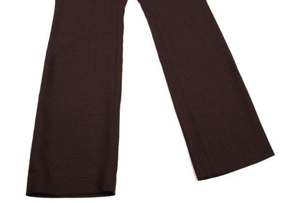 Jean Paul GAULTIER FEMME Wool Blend Pin Pants Brown Size 42