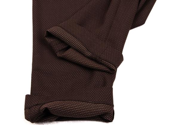 Jean Paul GAULTIER FEMME Wool Blend Pin Pants Brown Size 42