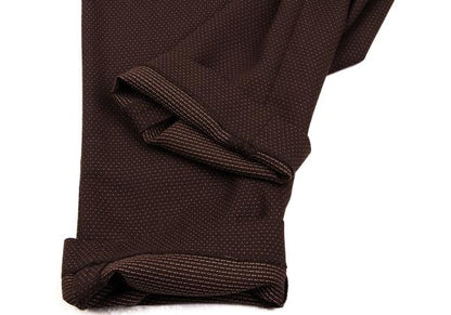 Jean Paul GAULTIER FEMME Wool Blend Pin Pants Brown Size 42