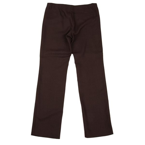 Jean Paul GAULTIER FEMME Wool Blend Pin Pants Brown Size 42