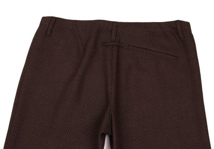 Jean Paul GAULTIER FEMME Wool Blend Pin Pants Brown Size 42
