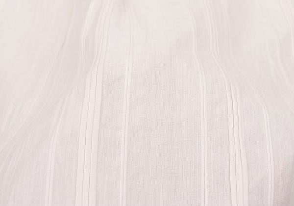 ROMEO GIGLI Cotton Striped Mao Collar Blouse White Shirt Size 9T