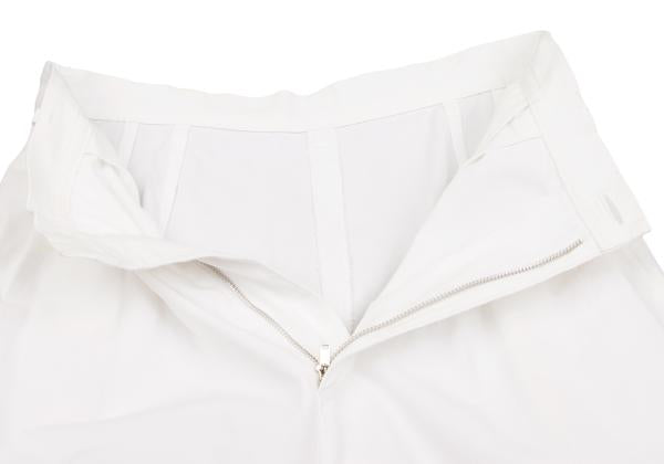 Y's Cotton Two-Tuck Tapered Pants White Size S