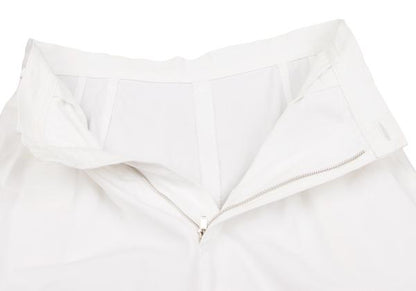 Y's Cotton Two-Tuck Tapered Pants White Size S