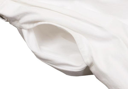 Y's Cotton Two-Tuck Tapered Pants White Size S