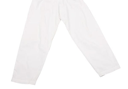 Y's Cotton Two-Tuck Tapered Pants White Size S