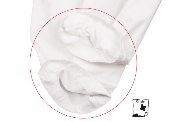 Y's Cotton Two-Tuck Tapered Pants White Size S