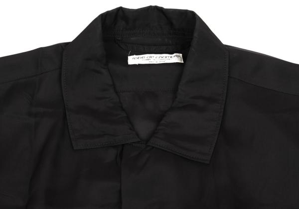 COMME des GARCONS Robe de Chambre Rayon Shirt Black Size M
