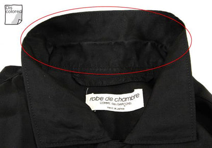COMME des GARCONS Robe de Chambre Rayon Shirt Black Size M