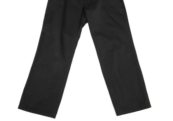 Yohji Yamamoto NOIR Nylon Cotton Belted Pants Black Size 2