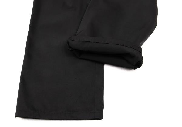 Yohji Yamamoto NOIR Nylon Cotton Belted Pants Black Size 2