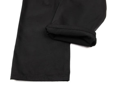 Yohji Yamamoto NOIR Nylon Cotton Belted Pants Black Size 2