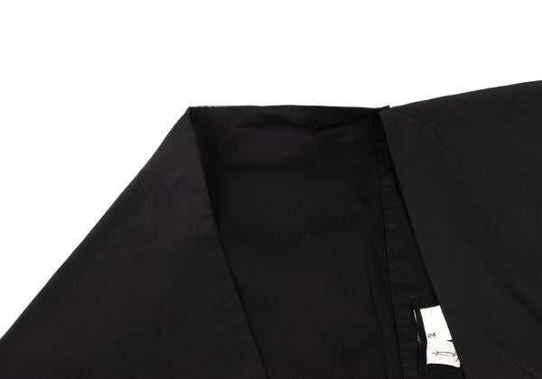 Yohji Yamamoto FEMME Cotton Silk Coat Black Size 2