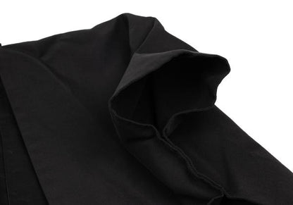 Yohji Yamamoto FEMME Cotton Silk Coat Black Size 2
