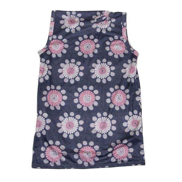 COMME des GARCONS Poly Pattern Irregular Top Navy Size S