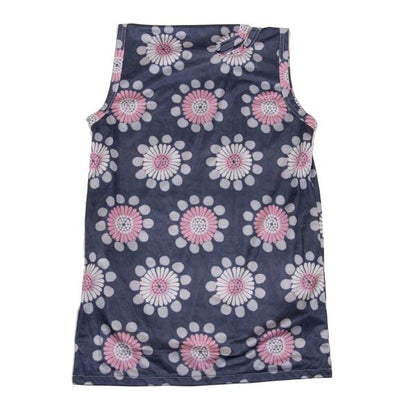 COMME des GARCONS Poly Pattern Irregular Top Navy Size S