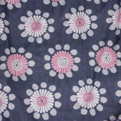 COMME des GARCONS Poly Pattern Irregular Top Navy Size S