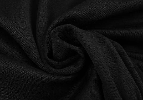 COMME des GARCONS Nylon Cotton Shirring Top Black Size M
