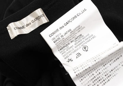 COMME des GARCONS Nylon Cotton Shirring Top Black Size M