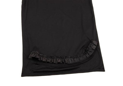COMME des GARCONS Poly Ruffle Hem Top Black Size S