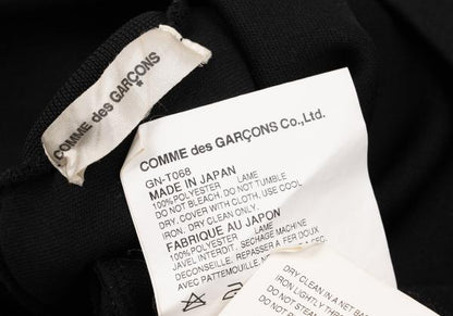 COMME des GARCONS Lame Line Sleeve L/S Tee Black Size M