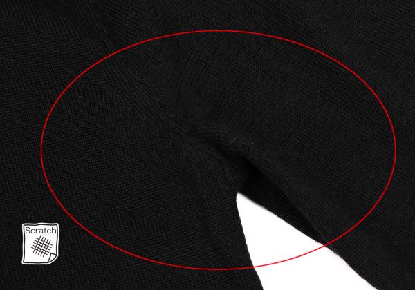 COMME des GARCONS Detachable Mesh Ruffle Cardigan Size M