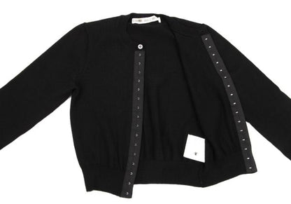 COMME des GARCONS Detachable Mesh Ruffle Cardigan Size M