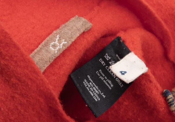 45rpm 45R Brushed Wool Orange Size 4