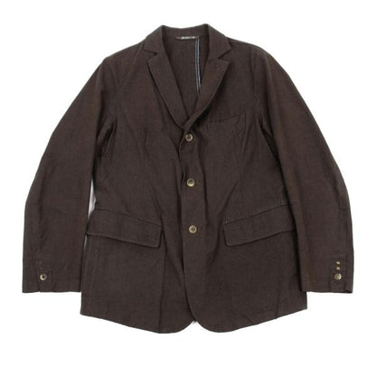 45rpm R Badou-R Cotton Tailored Blazer Dark Brown Size 3