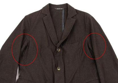 45rpm R Badou-R Cotton Tailored Blazer Dark Brown Size 3