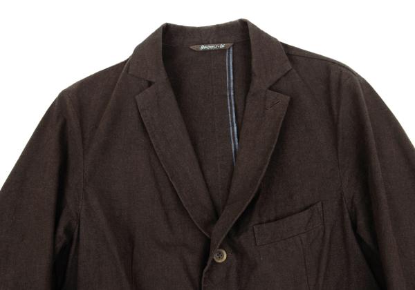 45rpm R Badou-R Cotton Tailored Blazer Dark Brown Size 3