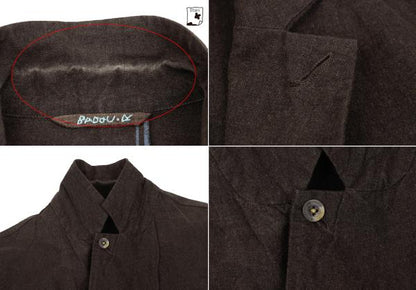 45rpm R Badou-R Cotton Tailored Blazer Dark Brown Size 3