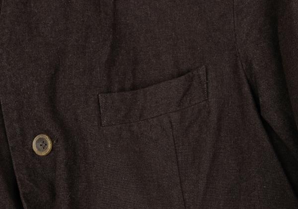 45rpm R Badou-R Cotton Tailored Blazer Dark Brown Size 3