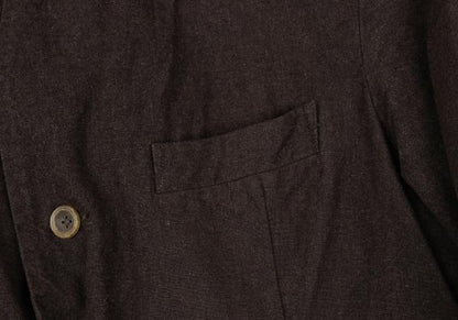 45rpm R Badou-R Cotton Tailored Blazer Dark Brown Size 3