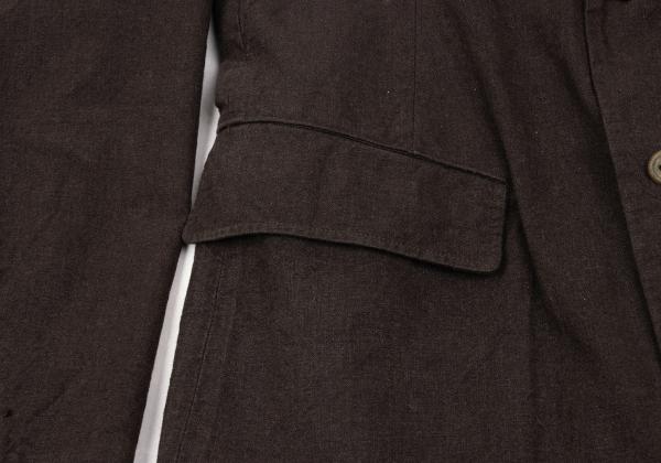 45rpm R Badou-R Cotton Tailored Blazer Dark Brown Size 3