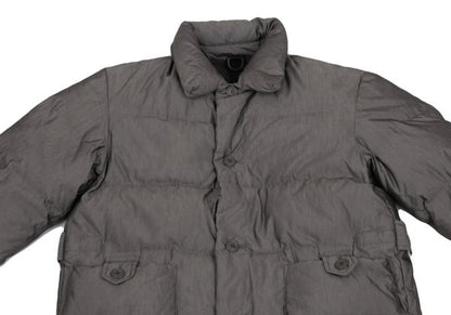 ISSEY MIYAKE WINDCOAT Cotton Poly Down Jacket Gray Size M
