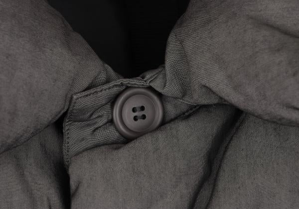 ISSEY MIYAKE WINDCOAT Cotton Poly Down Jacket Gray Size M